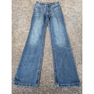 Wrangler Willow Ultimate Riding Jeans Womens 3x34 Blue Bootcut Medium